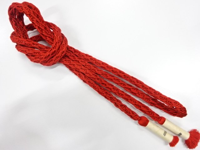 未使用品　正絹　手組帯締め